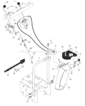 Page C Diagram and Parts List for 924SBE 924 SBE 96193002200 -2008-01 Husqvarna Snow Blower