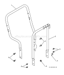 Page S Diagram and Parts List for 924SB 924 SB 96193002600 -2008-08 Husqvarna Snow Blower