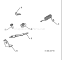 Page H Diagram and Parts List for 924SB 924 SB 96193002600 -2008-08 Husqvarna Snow Blower