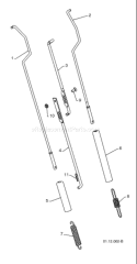 Page L Diagram and Parts List for 924 SB XLS 96193003200 -2008-08 Husqvarna Snow Blower
