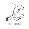 Page F Diagram and Parts List for 924 SB XLS 96193003200 -2008-08 Husqvarna Snow Blower