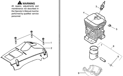 Repair Parts 3 Diagram and Parts List for 142 2009-03 Husqvarna Chainsaw