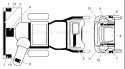Page D Diagram and Parts List for 10527 SBE 96193000900 -2006-05 Husqvarna Snow Blower
