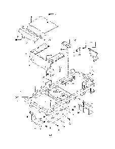 Frame Diagram and Parts List for 967334101-00  Husqvarna Lawn Mower
