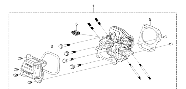 Part Location Diagram of 590378301 Husqvarna Spark Plug