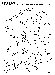 Drive Diagram and Parts List for YTH2248A (954571977)(2004-06) Husqvarna Lawn Tractor