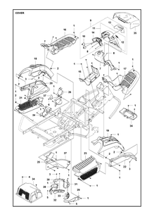 Part Location Diagram of 589210901 Husqvarna Cover