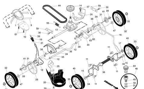 Part Location Diagram of 532437870 Husqvarna Adjuster