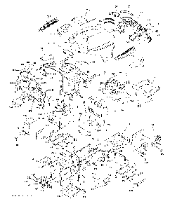 Chassis And Enclosures Diagram and Parts List for CTH220TWIN (96061026500)(2010-01) Husqvarna Lawn Tractor