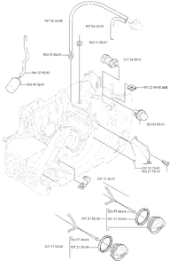 Fuel System Diagram and Parts List for 455ERANCHER 2007-01 Husqvarna Chainsaw