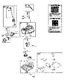 Cylinder/crankshaft/gasket set Diagram and Parts List for 96145003500  Husqvarna Lawn Mower