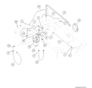Part Location Diagram of 603001680 Husqvarna Filter Assembly, Fuel