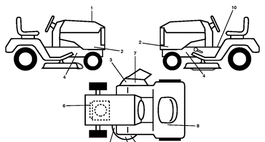 Part Location Diagram of 590412301 Husqvarna Decal