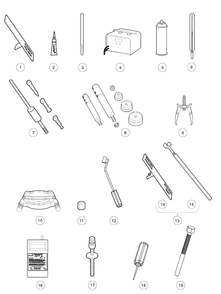 Maintenance And Service Tools - Elec 2 Diagram and Parts List for HUV4421GXP 2009 Husqvarna Lawn Tractor