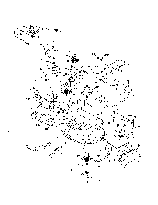 Part Location Diagram of 435110 Husqvarna Lawn tractor blade engagement cable