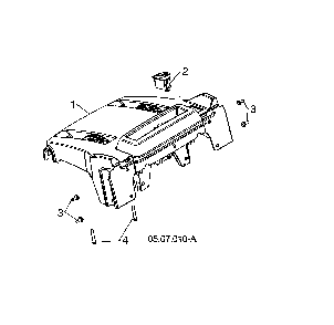 Console base Diagram and Parts List for 96193009605  Husqvarna Snow Blower