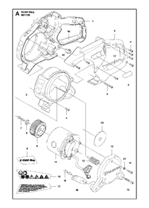 Part Location Diagram of 5748449-02 Husqvarna Handle Half