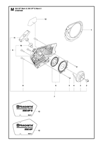 Part Location Diagram of 590613401 Husqvarna Label