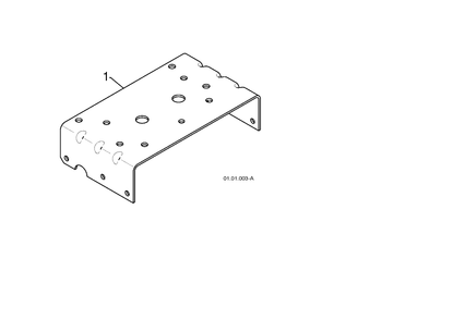 Engine Plate 2 Diagram and Parts List for 15530SBLS 2009-07 Husqvarna Snow Blower