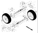 Page G Diagram and Parts List for 9527SBEB 9527 SBEB 96193001200 -2005-12 Husqvarna Snow Blower