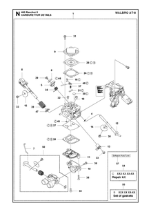 Part Location Diagram of 577882901 Husqvarna Diaphragm