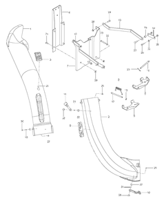 Part Location Diagram of 587968301 Husqvarna Spring