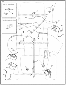Page D Diagram and Parts List for 960480001 2010-02 Husqvarna Lawn Tractor