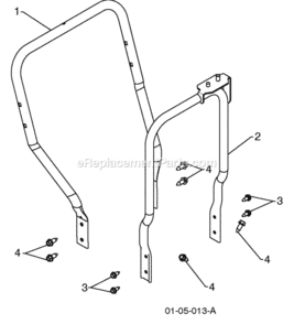 Page M Diagram and Parts List for 96194000801 2010-03 Husqvarna Snow Blower