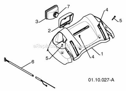 Page V Diagram and Parts List for 96194000901 2009-08 Husqvarna Snow Blower