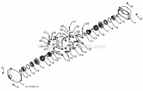 Wheels Diagram and Parts List for 96194000901 2009-08 Husqvarna Snow Blower
