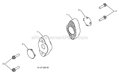 Page E Diagram and Parts List for 96194000901 2009-08 Husqvarna Snow Blower
