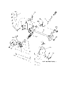 Mower lift Diagram and Parts List for 96043027600  Husqvarna Lawn Tractor