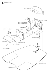 Part Location Diagram of 544983803 Husqvarna 