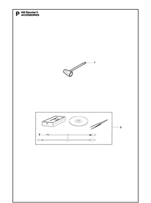 Accessories Diagram and Parts List for 455 (Rancher II)(2012-06) Husqvarna Chainsaw