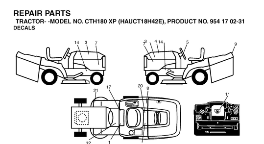 Part Location Diagram of 532192267 Husqvarna 