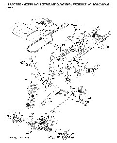 Drive Diagram and Parts List for LGT2654 (96043003600, 960430036)(2006-12) Husqvarna Lawn Tractor