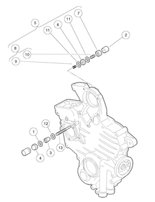 Idle Apparatus Diagram and Parts List for HUV4421GXP 2009 Husqvarna Lawn Tractor