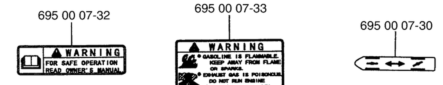 Decals Diagram and Parts List for 155BT (Carb II)(2001-04) Husqvarna Leaf Blower / Vacuum
