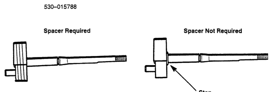 Crankshaft Spacer Diagram and Parts List for 132HBV 1996-01 Husqvarna Leaf Blower / Vacuum
