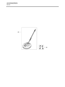 Accessories Diagram and Parts List for PW125 (967676401)(2017-10) Husqvarna Pressure Washer