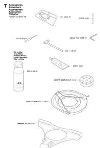 Accessories 2 Diagram and Parts List for 235R  Husqvarna Brush Cutter