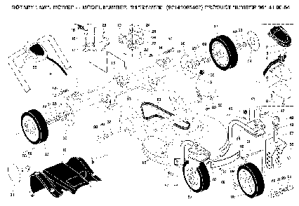 Product Complete Diagram and Parts List for R152SVSW (96141006402, 961410064)(2008-02) Husqvarna Lawn Mower
