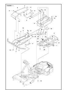 Part Location Diagram of 577761401 Husqvarna Sleeve