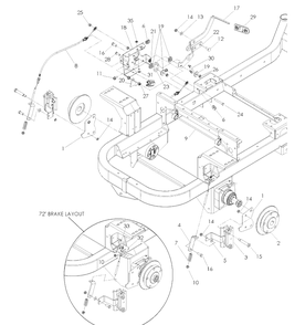 Part Location Diagram of 539132176 Husqvarna BRACKET, L