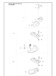 Accessories Diagram and Parts List for 345FR 2008-05 Husqvarna Brush Cutter