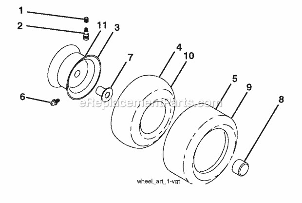 Steering Assembly Diagram and Parts List for PBGT22H48 2006 Husqvarna Lawn Tractor