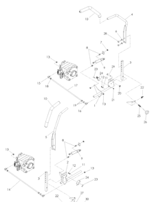 Part Location Diagram of 539110939 Husqvarna LINK Assembly