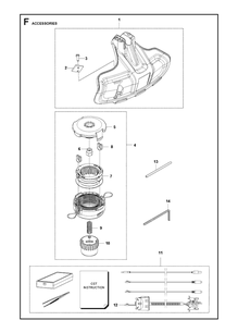 Part Location Diagram of 537185701 Husqvarna Reel