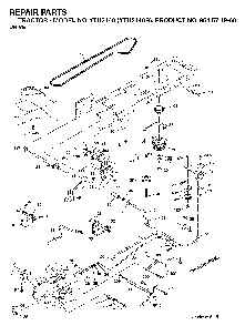 Drive Diagram and Parts List for YTH2148B (954571960)(2004-03) Husqvarna Lawn Tractor