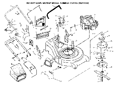 Repair Parts Diagram and Parts List for 6521RSB (954222732)(2001-12) Husqvarna Lawn Mower